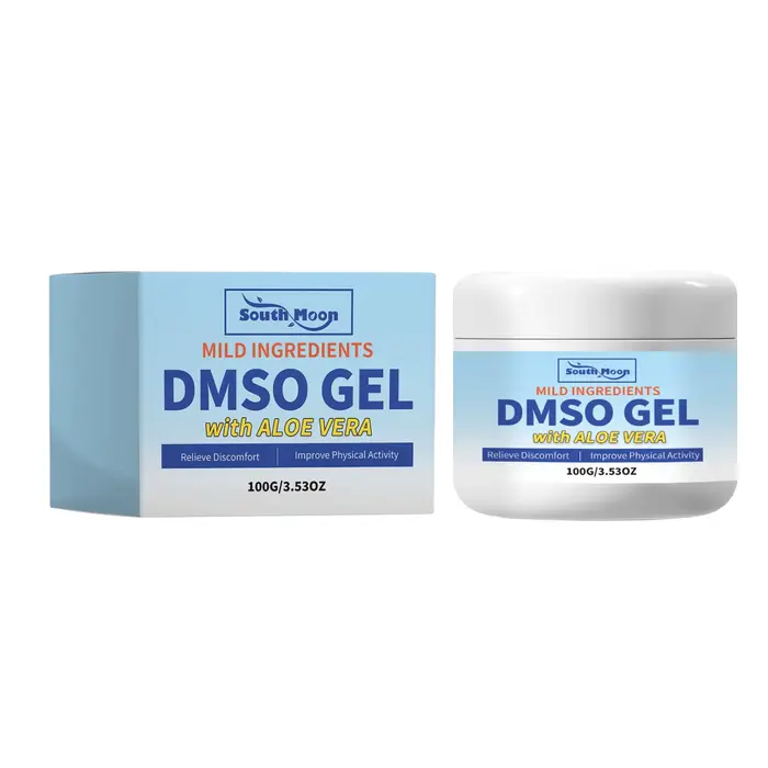 South Moon DMSO Gel Formule Douce et Apaisante Nourrit et Apaise la Peau du Corps Entier Facile à Ap