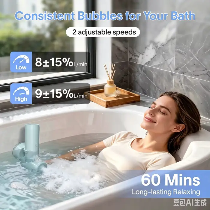 Jet de bain spa sans fil rechargeable