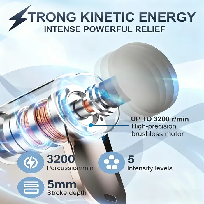 Pistolet de massage 3-en-1 mini