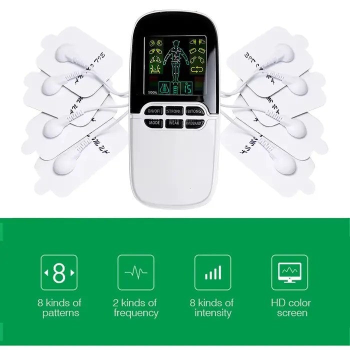 Masseur Ems Tens Machine Stimulateur Musculaire Électrique Dispositif De Thérapie à Basse Fréquence Relax Électrodes de Soulagement de la Douleur Corporelle