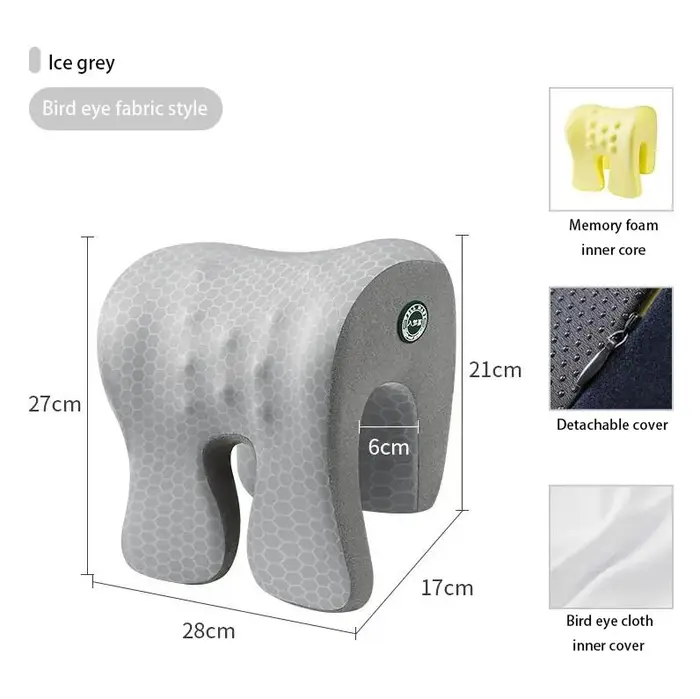 Appui-tête orthopédique en mousse à mémoire de forme