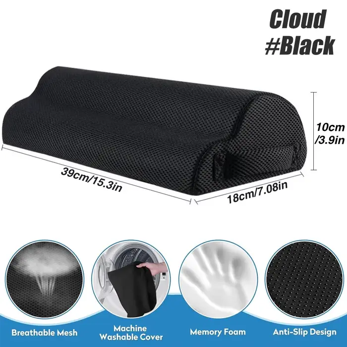 Oreiller ergonomique pour pieds, coussin relaxant, repose-pieds sous le bureau, tabouret pour la mai