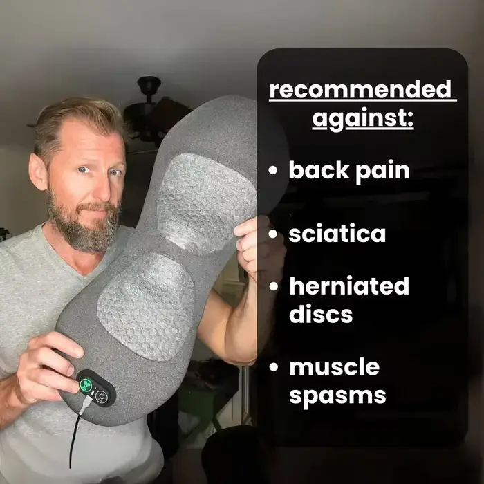 Emeka masseur de dos 3 en 1 avec lit de soulagement dormir Shiatsu tissus profonds Portable épaule bas du dos
