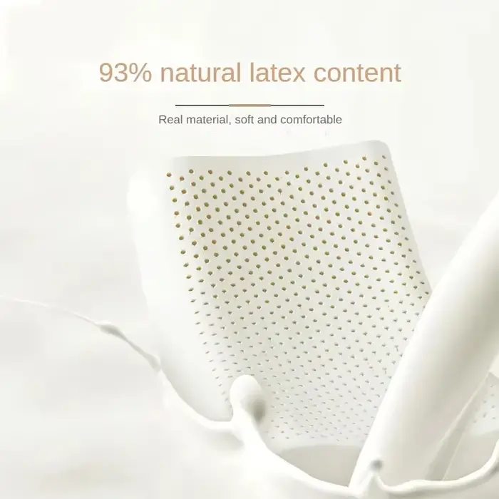 Oreiller cervical en latex naturel thaïlandais 93% pour la colonne vertébrale, pour la maison, adult