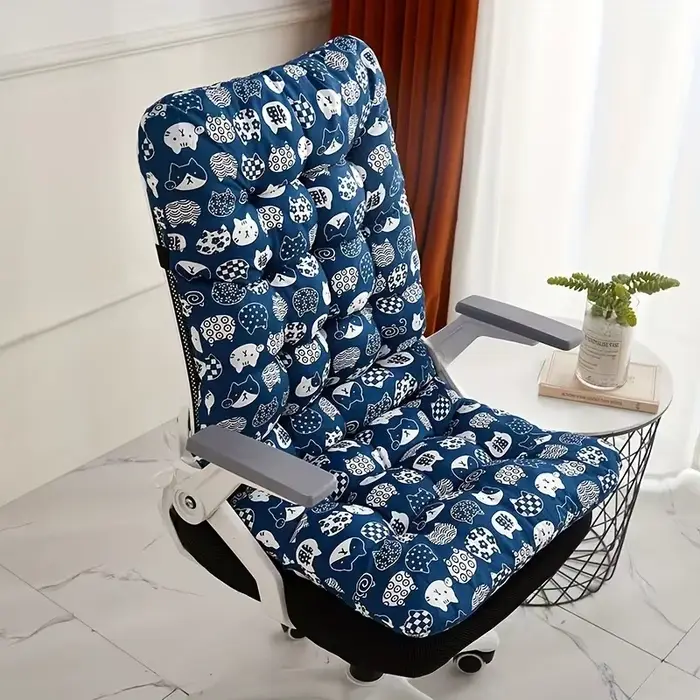 Coussin de chaise de bureau ergonomique avec support dorsal intégré - Convient pour une utilisation multifonctionnelle à la maison et en voiture