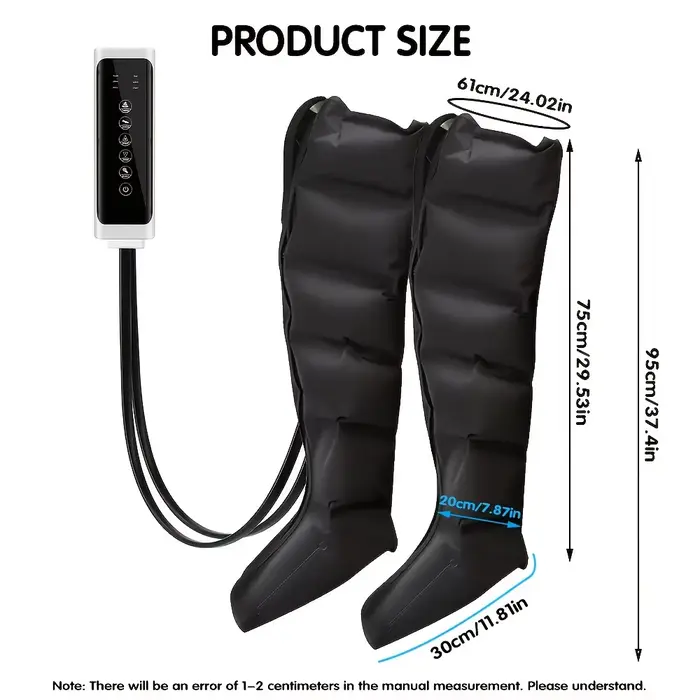 Bottes de massage professionnelles pour jambes à Compression d'air