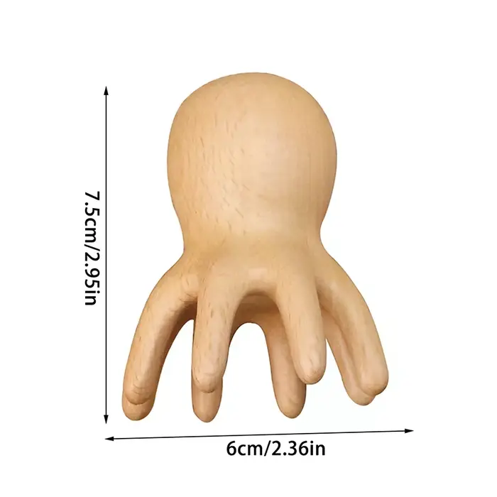 Peigne de Massage poulpe