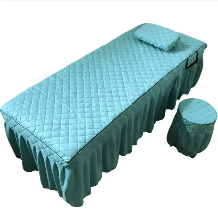 1 pièce Housse de lit de massage pour table de salon de beauté et SPA, drap de massage doux pour la 