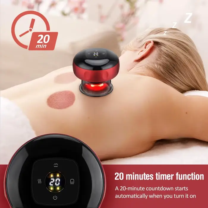 Masseur électrique intelligent à ventouse chauffante