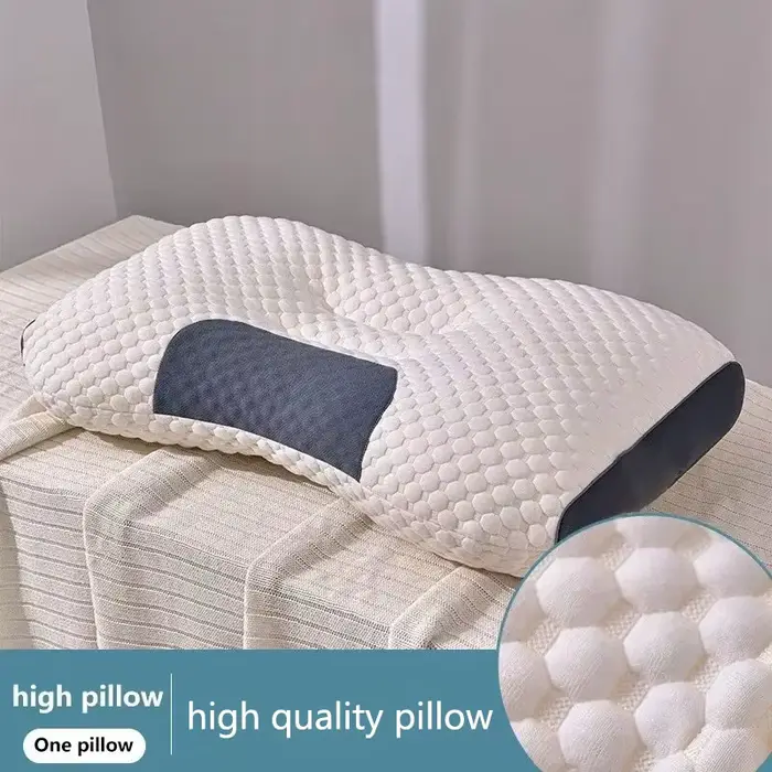 Nouveau Oreiller orthopédique cervical en Fiber de soja-oreiller de SPA de Massage pour la Protectio