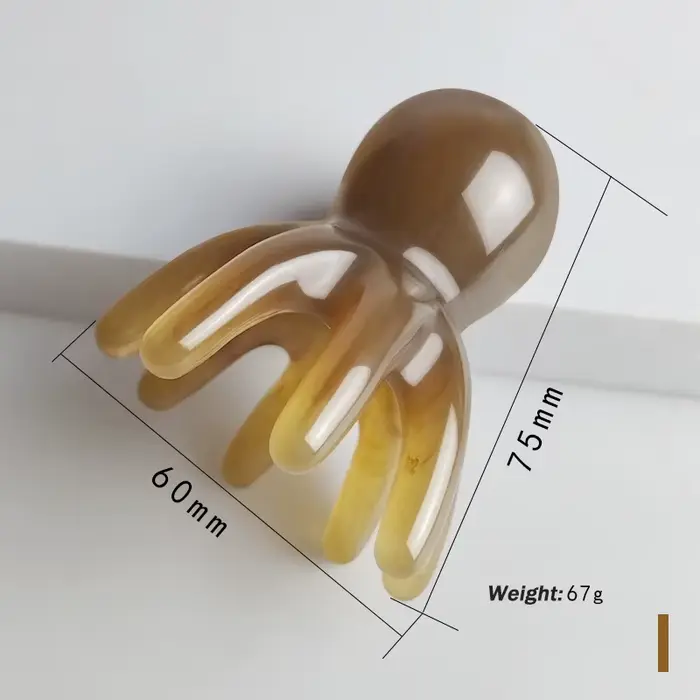 Peigne de Massage en résine poulpe