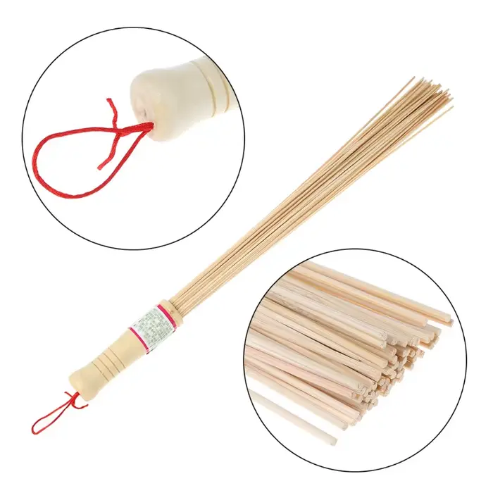 Brosse Massage corporel en bois bambou