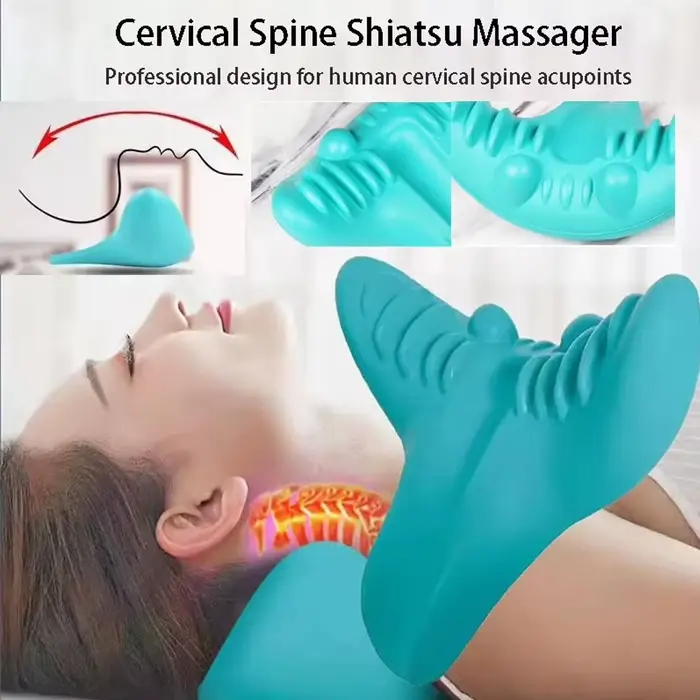Oreiller de Massage de la colonne cervicale en forme de U