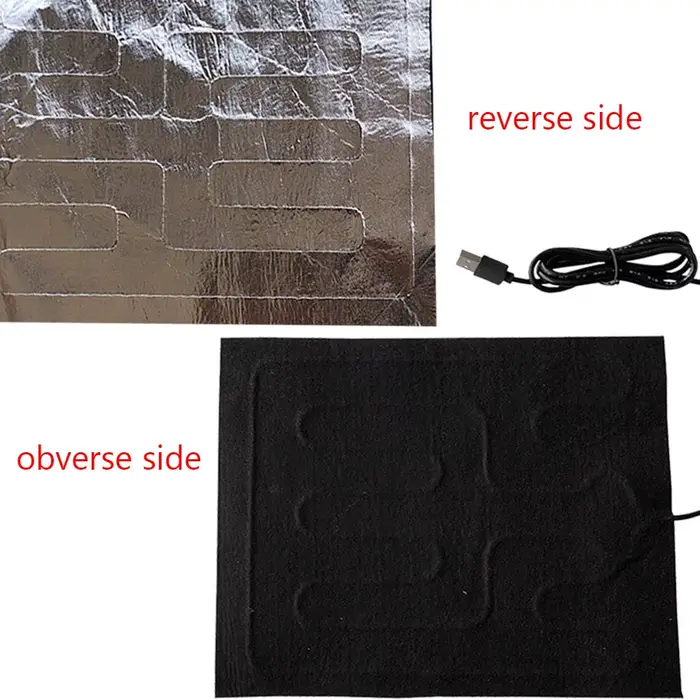 Feuille chauffante pliante USB
