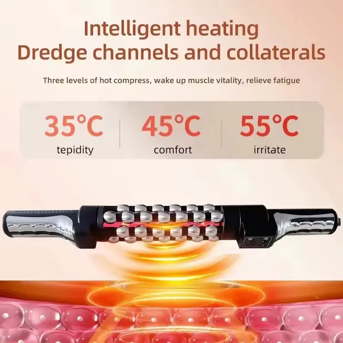 Appareil de massage chauffant à lumière rouge