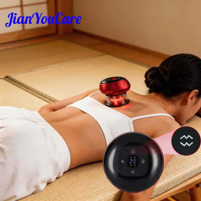 Appareil de massage intelligent par ventouses JianYouCare avec chauffage infrarouge