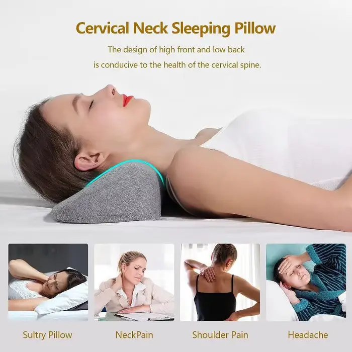 Oreiller cervical en mousse à mémoire de forme