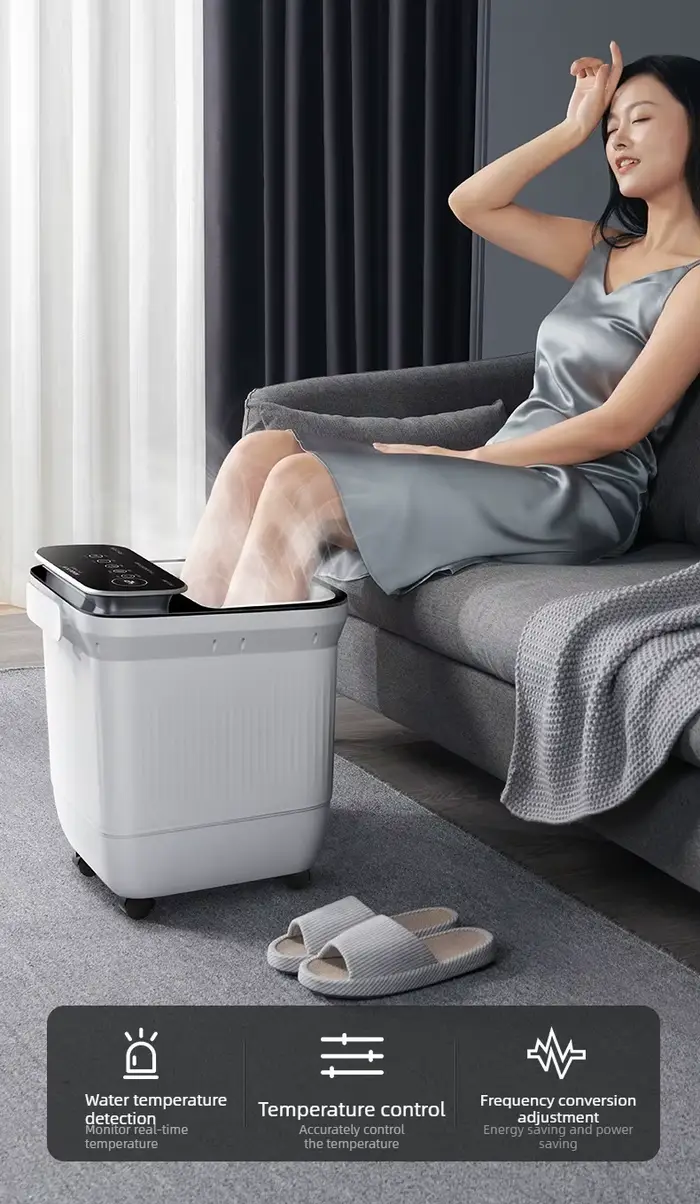 Bain de pieds électrique pour spa à domicile avec chauffage et température constante
