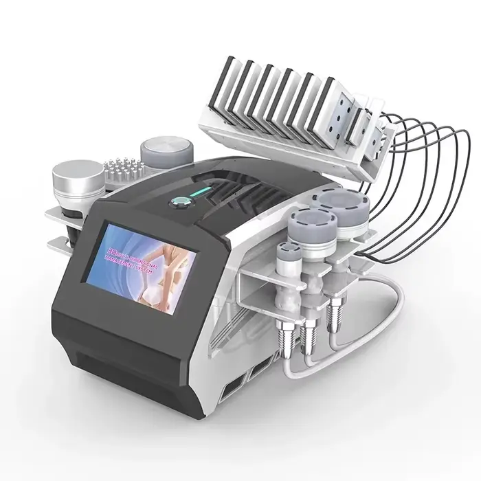 Dispositif amincissant sous vide par Cavitation 80K, Drainage lymphatique, Lipolaser, drague des mér
