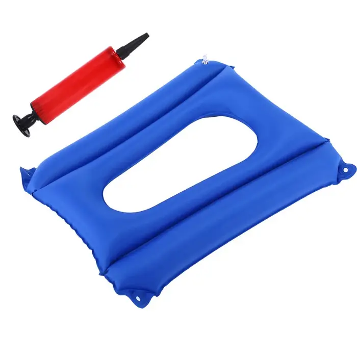 Coussin de siège gonflable pour fauteuil roulant monté sur le lit