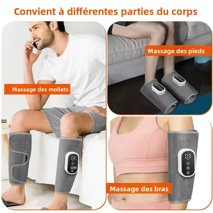Masseur de jambes sans fil