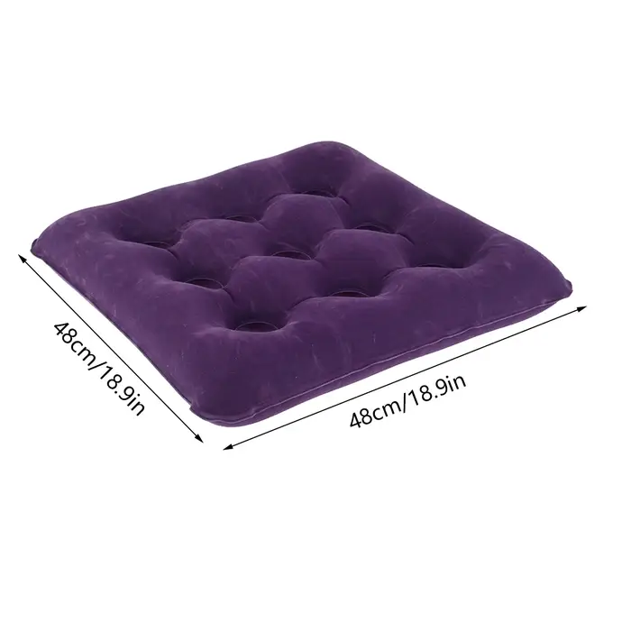 Coussin de siège gonflable en forme de beignet