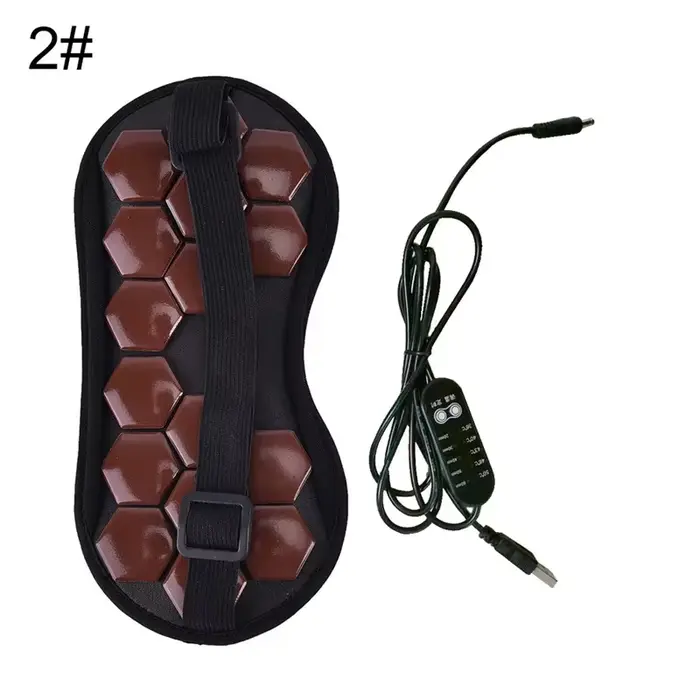 Masque pour les yeux Tourmaline masseur pour les yeux électrique Jade pierre Massage thérapie thermi