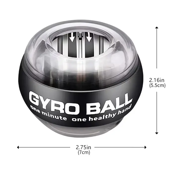 Balle d'entraînement de poignet à LED, renforceur de poignet gyroscopique à démarrage automatique, b