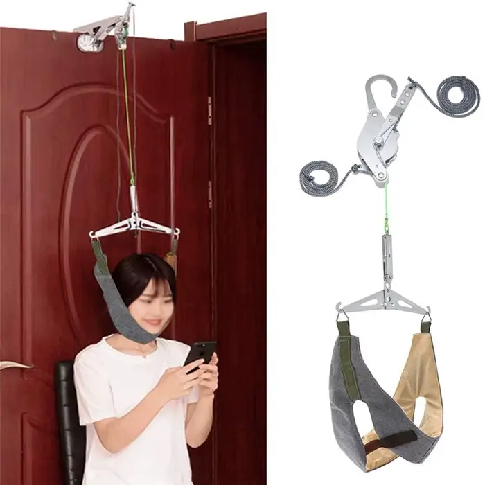 Kit de dispositif de traction cervicale sur la porte