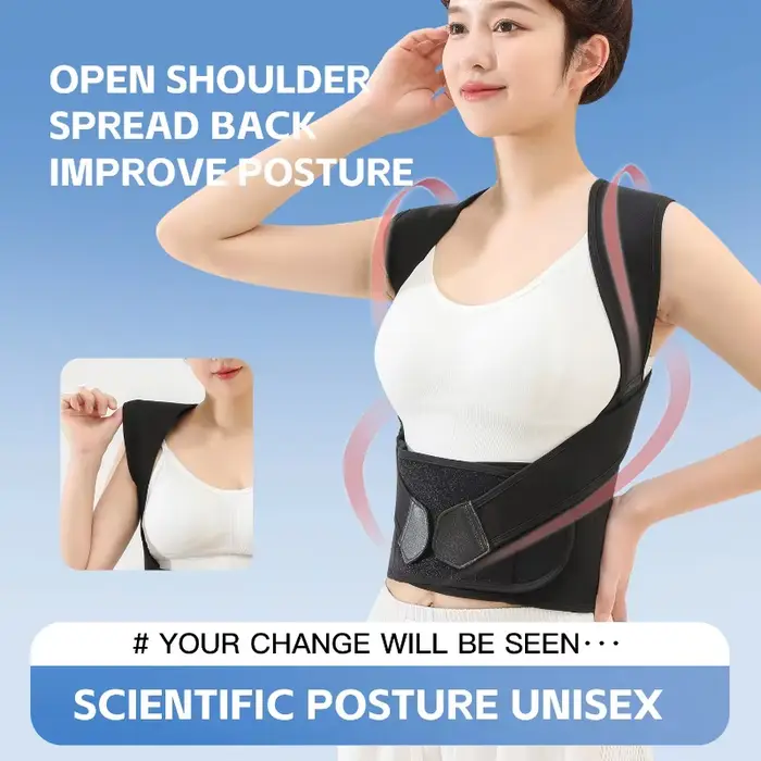 Correcteur de posture noir