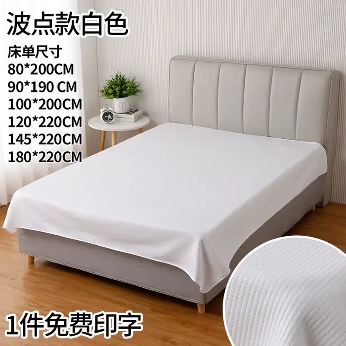 Draps de lit en tissu thaïlandais pour Salon de Massage, taille personnalisée, imperméable, en Polye