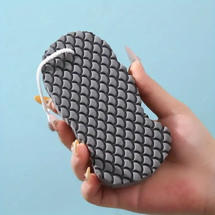 Éponge de bain exfoliante texturée 3D super douce – Gommage doux pour la peau