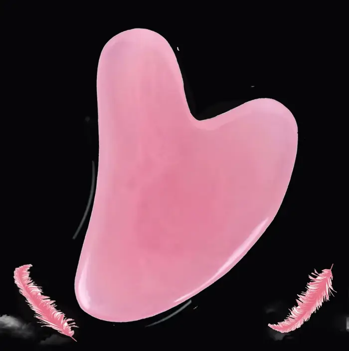 Massage Guasha pour le visage résine cire d'abeille Gua Sha Imitation Jade conseil Acupoint soins oculaires SPA masseur