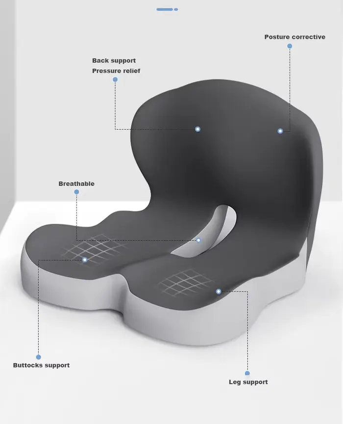 Coussin une pièce en mousse à mémoire de forme
