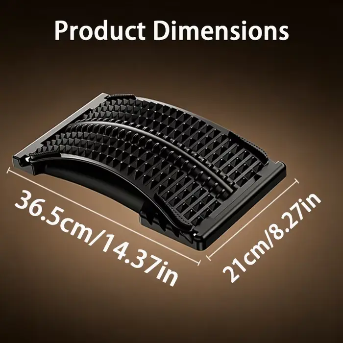 Planche de décompression lombaire réglable pour le dos