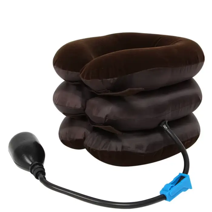Appareil de traction cervicale, outil de traction cervicale à trois niveaux, gonflable portable, sou