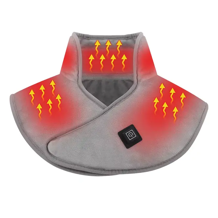 Coussin chauffant électrique pour les épaules et le cou, enveloppe arrière chauffante USB, 3 niveaux