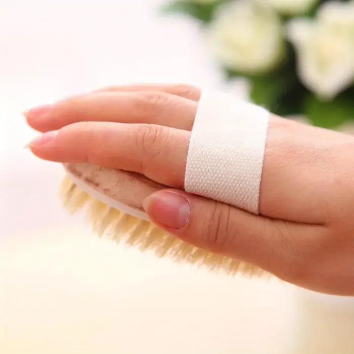Brosse corporelle SPA en poils naturels pour peaux humides et sèches