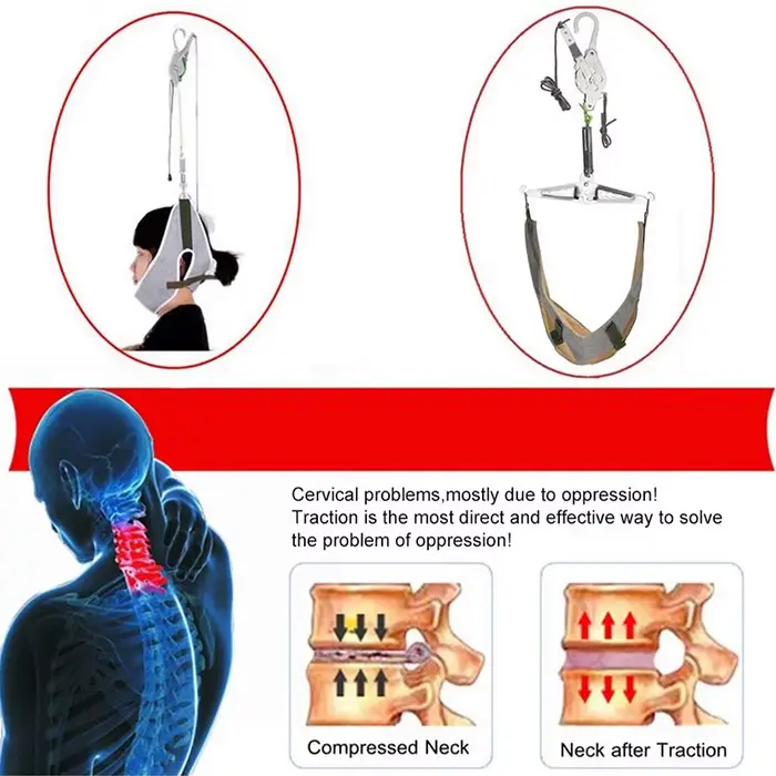 Kit de dispositif de traction cervicale sur la porte
