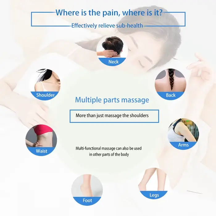 Appareil de massage TENS à double sortie