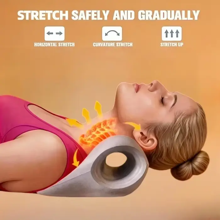 Oreiller de massage cervical – Masseur Shiatsu pour le cou et les épaules à usage domestique avec support