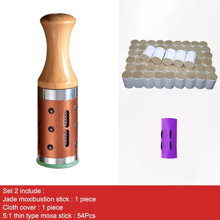 Massage traditionnel à la Moxibustion en Jade chaud