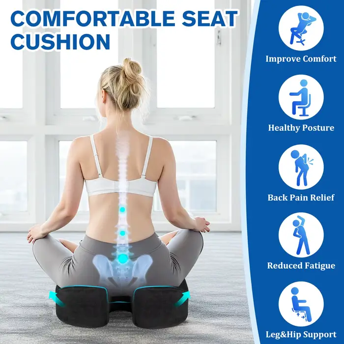 Coussin à mémoire orthopédique en Gel