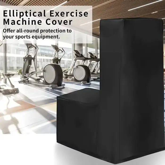 Housse de protection pour appareil elliptique d'exercice, pour usage intérieur et extérieur, housse de protection pour appareil elliptique de fitness à domicile, imperméable et anti-poussière