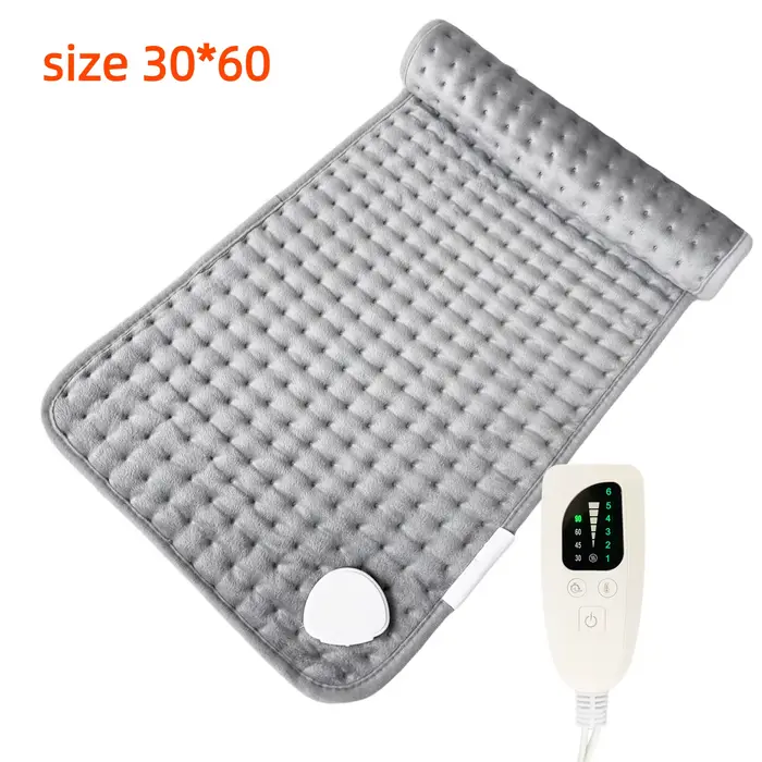 Coussin chauffant électrique 110V-240V, couverture, minuterie, physiothérapie, pour épaule, cou, dos