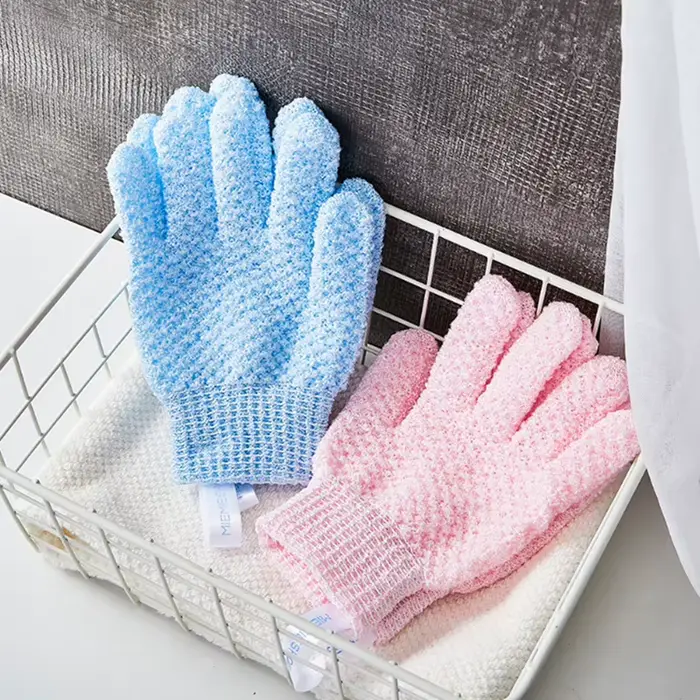 2 pièces gants de bain Peeling