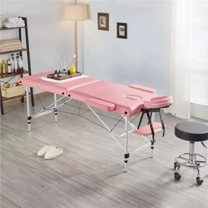 Lit de Massage de beauté du visage portatif de haute qualité de masseur de lit de meubles de Salon
