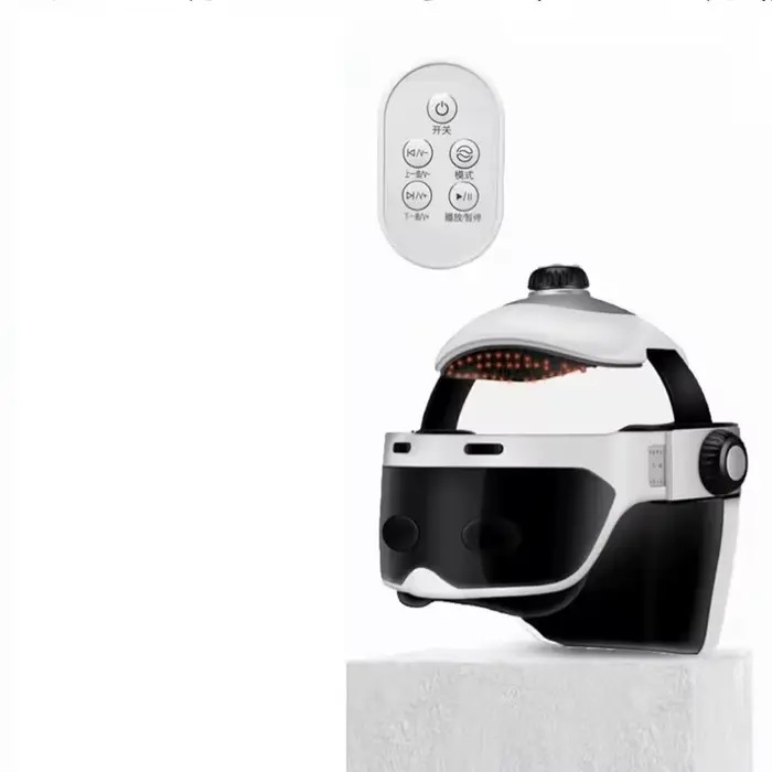 Nouveau dispositif de Massage intégré pour la tête et les yeux, masseur du cuir chevelu et du cou, c