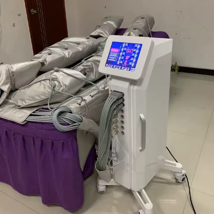 3IN1 Far Infr EMS pression corps jambes pressothérapie pression d'air Presoterapia Machine de Draina