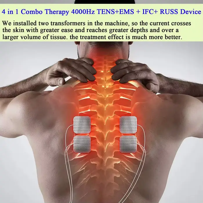 Stimulateur musculaire électrique 4 en 1
